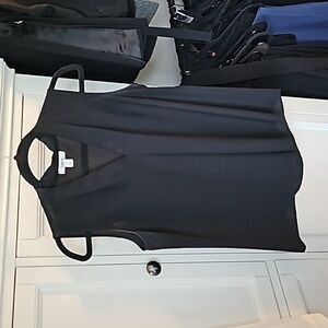 BAR III black work blouse